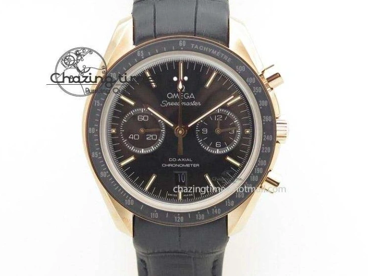 0218 Seasonal 2018 Seamaster Diver 300M SS YG VSF 1:1 Best Edition YG Bezel Black Dial on Black Rubber Strap A 7934